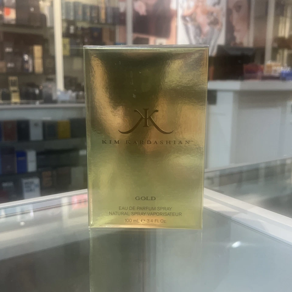 Kim Kardashian ORO 3,4 oz / 100 ml Eau de Parfum Perfume Spray NUEVO, SELLADO Foto 1 de 4