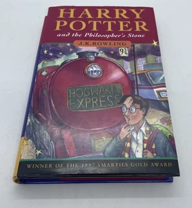 HARRY POTTER AND THE PHILOSOPHER'S STONE J.K ROWLING HC BOOK - Foto 1 di 5