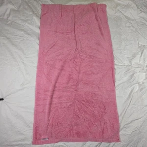 Vintage Palatial Pink Bath Towel 100% Cotton Soft Absorbent Made In USA - Picture 1 of 8