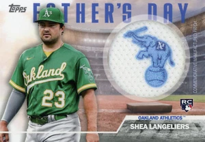 TOPPS 2023 SERIES 2 SHEA LANGELIERS #FD-SL FATHER'S DAY PATCH RELIC CARD - Picture 1 of 2