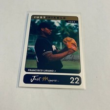 F95665  2002-03 Justifiable Autographs #22 Francisco Liriano/400