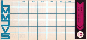 Romania, 1972, Vintage School Schedule - CEC Bank - Picture 1 of 2