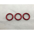 Abs Red Front Air Vent Outlet Ring Frame Cover Trim Fit For Mazd@ Cx-3 Cx3 16~21