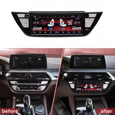 Panel de CA Pantalla táctil de control de clima LCD para BMW Serie 5 M5 X3 X3M X4 2018-2022 Foto 1 de 4
