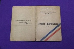 PERSONALAUSWEIS F F I LUNÉVILLOISE MAI 1944 W W2 NR. 74 - Bild 1 von 4