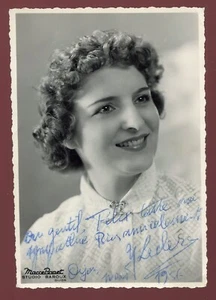 autographe photo original dédicacé . Y. LECLERC . chanteuse Opéra . rare - Picture 1 of 1