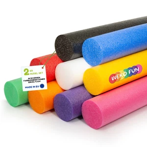 Schwimmnudel Poolnudel 2er SET Bundle 160 cm WEKO FUN | 9 versch. Farben | NEU - Bild 1 von 49