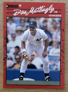 1990 Donruss Don Mattingly Baseball Card #190 Yankees 1B High Grade NM O/C
