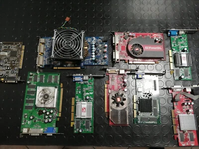 Lotto varie schede video Nvidia e ATI + scheda audio creative soundblaster live! - Immagine 1 di 4