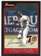 2017 Bowman Baseball Buybacks 2006 Bowman Stamped Bronze Jermaine Dye #163