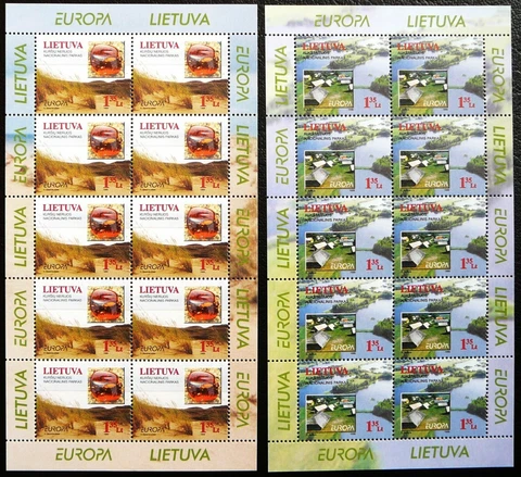 Lithuania miniature sheets - Europa: National Parks_1999 - MNH Cover