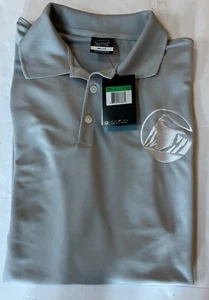Men’s Nike Golf Light Grey Polo W/ Emblem XL New With Tags - Picture 1 of 5
