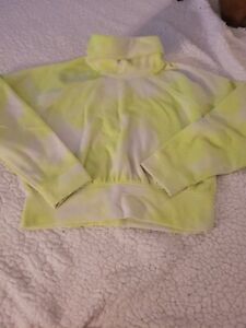 Old Navy Go-Warm Active Green/White Cropped Sweater Size 14-16 Pre-owned 