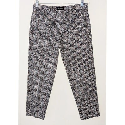Pantalón Piazza Sempione Estampado Algodón Audrey Multicolor Talla 46 EE. UU. 10 NUEVO Foto 1 de 4