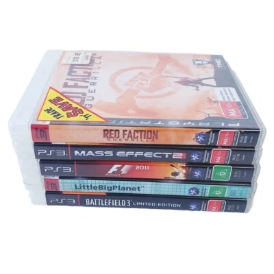 PS3 - 5 X Game Bundle - Mostly Complete With Manuals  - MA - PAL  - Image 1 of 4