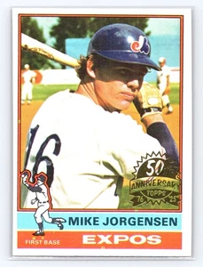Topps Heritage #117 2025 Mike Jorgensen 50 aniversario recompras - Imagen 1 de 2