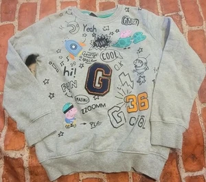 Next Direct Peppa Pig George Boys Sweatshirt Sz 4/5 4 5 - Picture 1 of 1