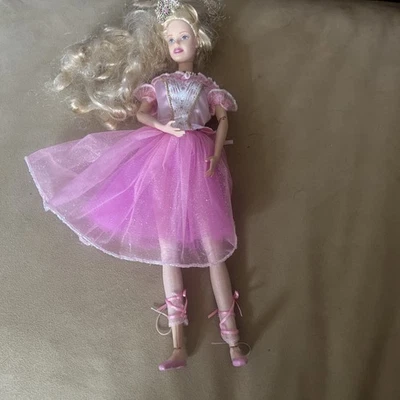 Mattel 2001 Barbie Nutcracker Doll Sugarplum Princess Clara Blue Eyes - Image 1 of 4