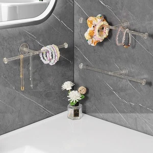 Home Organizer Towel Holder Punch-free Toilet Paper Rack Hanging Rack - Picture 1 of 12