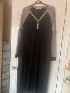 Women’s Long Black Night Dress, Brand-New - Picture 1 of 7