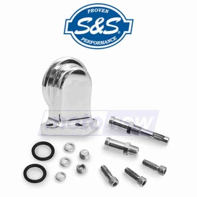 S&S Cycle Oil Filter Bracket for 1999-2005 Harley Davidson FXDWG Dyna Wide ie - Изображение 1 из 4