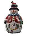 home interiors Frosty The Snowman Large Cookie Jar Exclusive