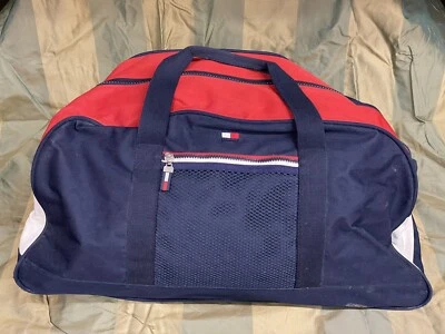 Bolso de viaje vintage Tommy Hilfiger sin correa años 90’s Foto 1 de 4