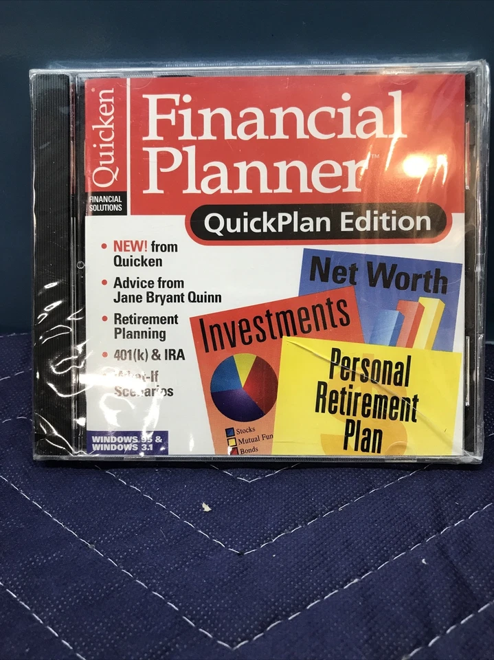 Quicken Financial Planner Win 95, Win 3.1 QuickPlan Edition - Image 1 of 4