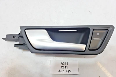 ✅ Manija interior cromada de la puerta del conductor trasera izquierda Audi Q5 SQ5 2009-2017 OEM Foto 1 de 4