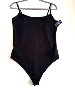 Abercrombie & Fitch Bodysuit Women's Size XL Black Thong  A&F Soft Collection - Picture 1 of 8