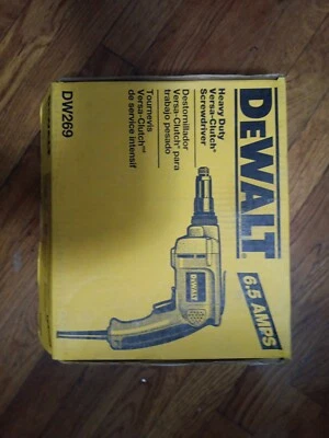 DeWalt DW269 Variable Speed Versa-Clutch Screwdriver Gun Reversible New Open Box - Image 1 of 4