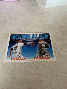 1992 Topps All Stars #410 TOM GLAVINE, DAVE FLEMING