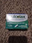 Dulcolax Medicated Laxative Suppository Gentle Constipation Fast Relief 16 Count