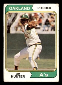 1974 Topps Baseball #7 Jim Hunter GD *d2