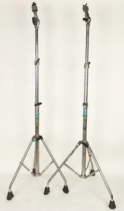 Par de soportes de platillo Ludwig vintage con refuerzo único - Imagen 1 de 13