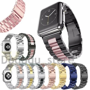 Stainless Steel iWatch Band Strap For Apple Watch Series SE 6 5 4 3 2 1 38-44mm - Picture 1 of 23