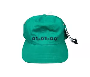 Vintage Y2K "Mark Of The Millennium" grüner Riemen Hut Neu mit Etikett - Bild 1 von 4