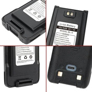 Li-ion Battery Support Type-C Extra Battery for Baofeng UV-9R Pro UV-9R Plus - Zdjęcie 1 z 9