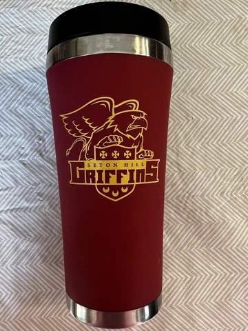 Seton Hill Griffins Stainless Insulated Drink Tumbler NEW Cover