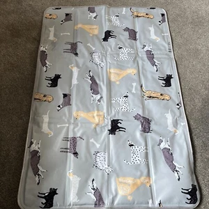 COZY BLISS SNUGGLE SAC DOG COOLING GEL PET PAD 90x60cm SUMMER DOG PRINT