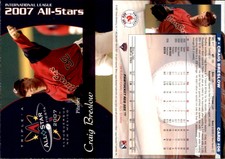 Craig Breslow 2007 Choice Pawtucket Red Sox #3 Card *AutographDen*