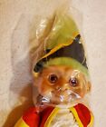 Vintage Multi Toys Corp. Pirate Troll Doll 8" Inches Green Hair ~ "Pink Eyes "