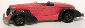 Coche deportivo roadster Hot Wheels Auburn 852 1978 de colección rojo y negro - Imagen 1 de 6