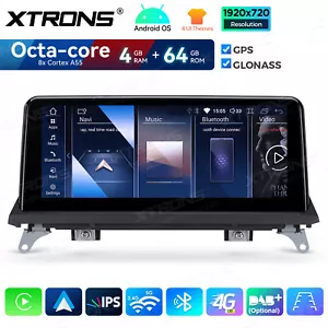 Für BMW X5 E70 X6 E71 Android 14 4+64G WIFI Car Play Auto Radio WiFi GPS 10.25'' - Bild 1 von 15