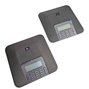 Cisco 7832 IP Conference Phone Bundle 2 Phones VoIP HD Audio Compact Design - Picture 1 of 8
