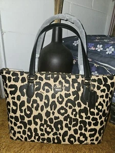 COACH GALLERY TOTE WITH LEOPARD NWT RETAIL:$378 SOLD OUT!!!🐆🐆🐆 - Picture 1 of 10