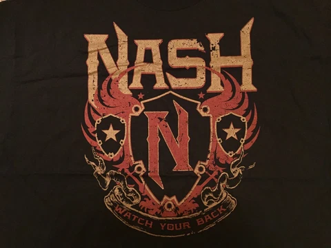WWE Kevin Nash Watch Your Back T-Shirt 2XL XXL Diesel NWO WCW WWF Cover