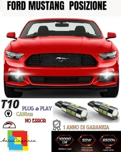 Par Luces Ubicación 10 LED Ford MUSTANG T10 W5W Canbus No Avería Luces - Imagen 1 de 2