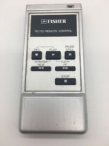 New listingVintage Fisher VCR Remote Control RC720