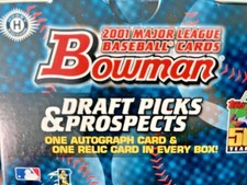 2001 Bowman Draft Picks & Prospect Baseball Card Singles:U Pick 15 Cent Shipping